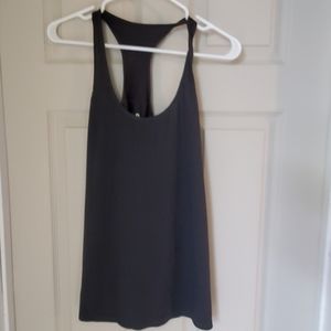 XERSION black tank top racer back LARGE